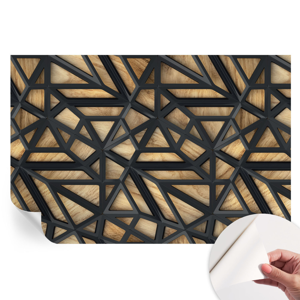 Papier peint photographique autocollant Connexion géométrique