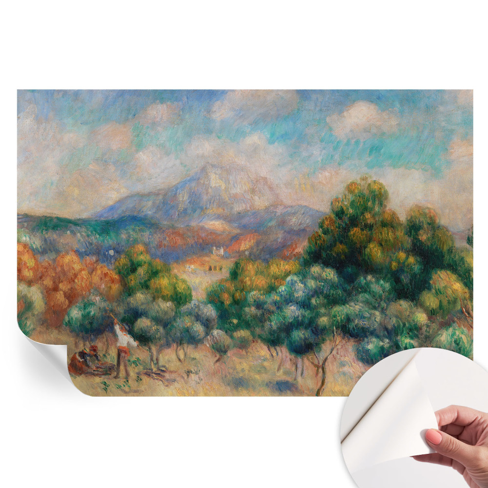 Papier peint autocollant pour le salon paysage de montagne