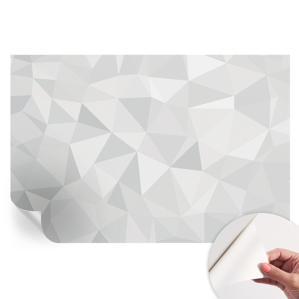 Papier peint photo autocollant motif mosaïque triangulaire