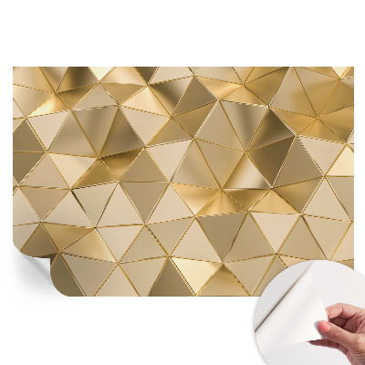 Papier peint photo moderne pour salon à motifs triangulaires