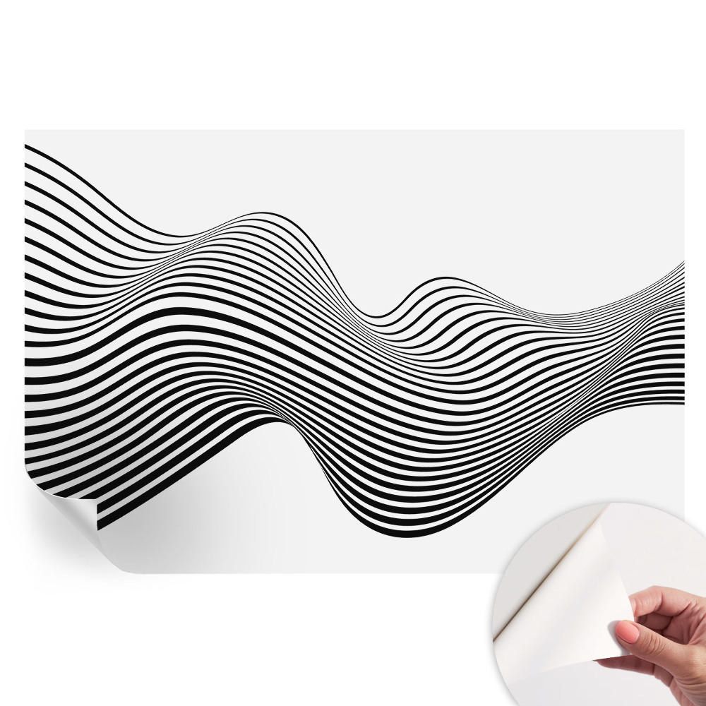 Papier peint photo autocollant pour la chambre Abstraction dynamique