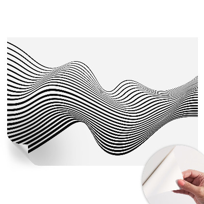Papier peint photo autocollant pour chambre Abstraction dynamique