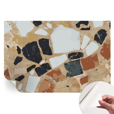 Papier peint autocollant pour le salon Pierres rustiques