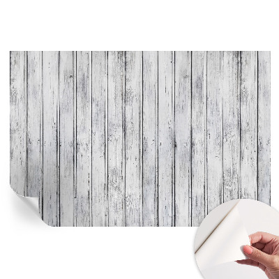 Papier peint photographique autocollant planches de bois