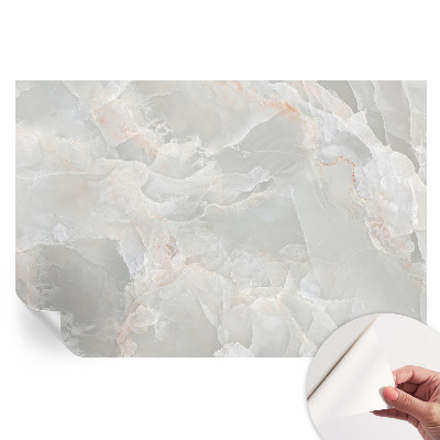 Papier peint autocollant effet marbre pour salon