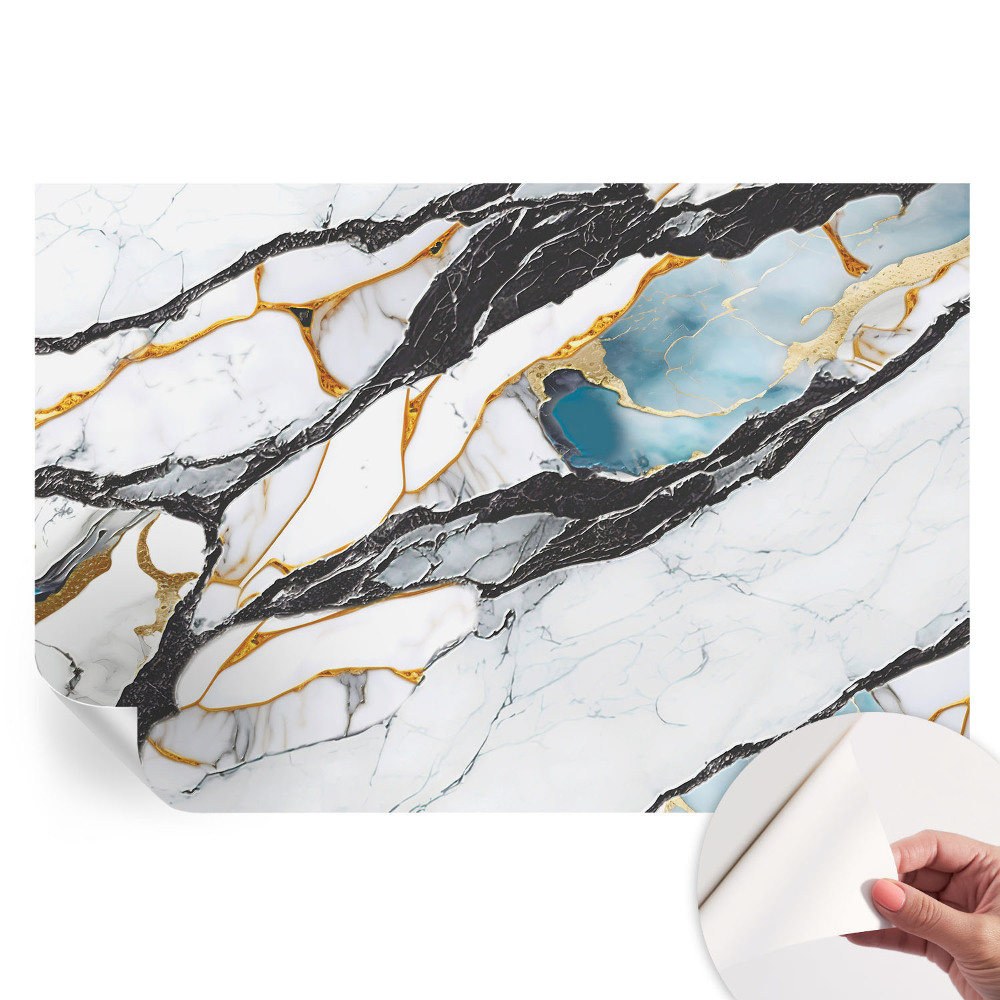 Papier peint photo moderne pour le salon Marbre élégant