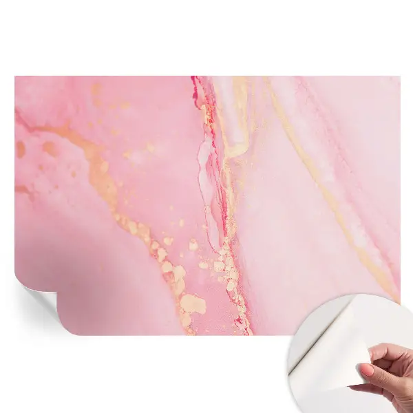 Papier peint autocollant pour salon motif abstraction pastel