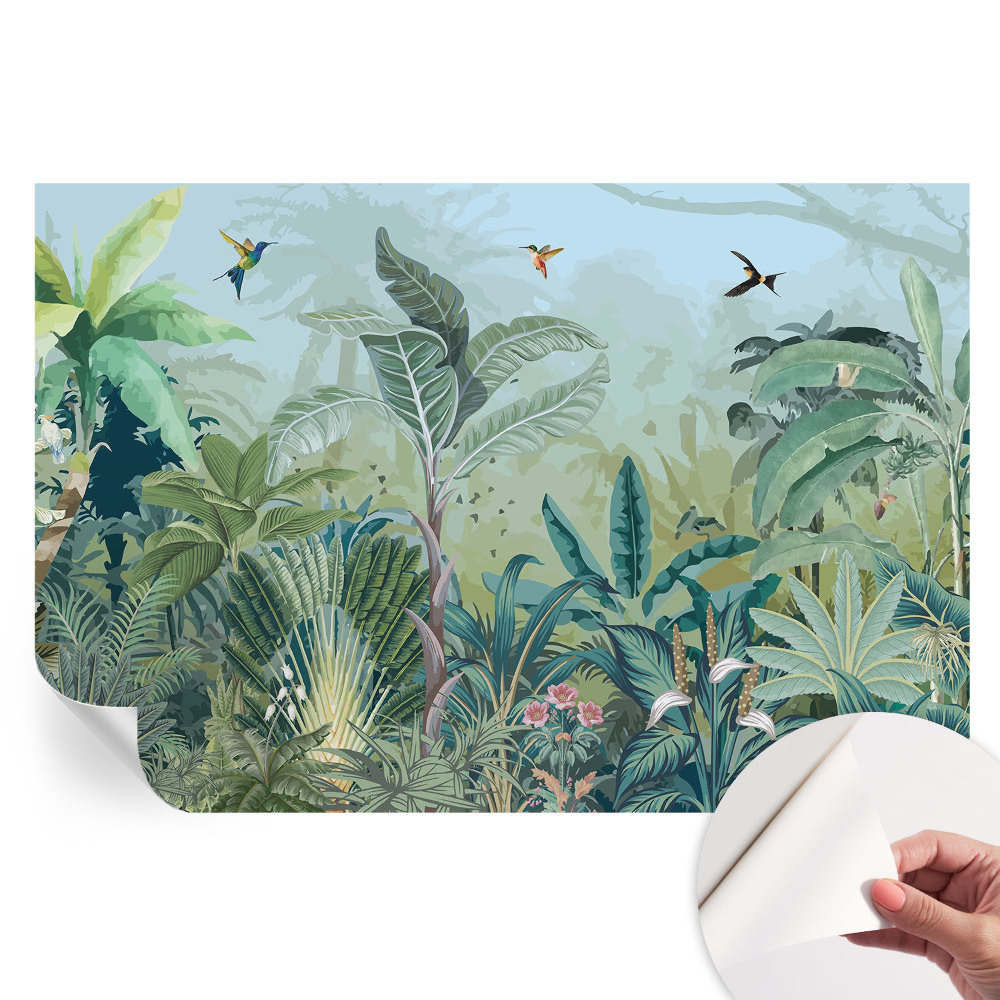 Papier peint photo moderne Nature tropicale pour salon