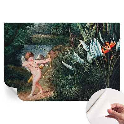 Papier peint photo autocollant Cupidon adorable pour chambre