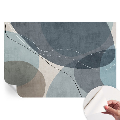 Fresque murale autocollante Abstraction moderne
