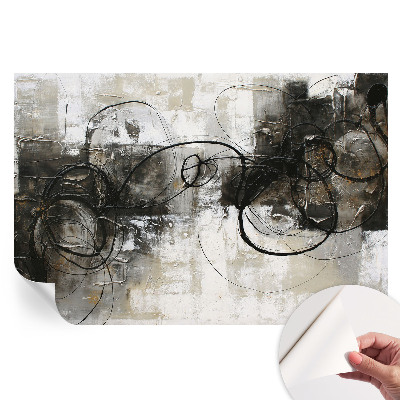 Papier peint autocollant pour le salon vortex abstrait