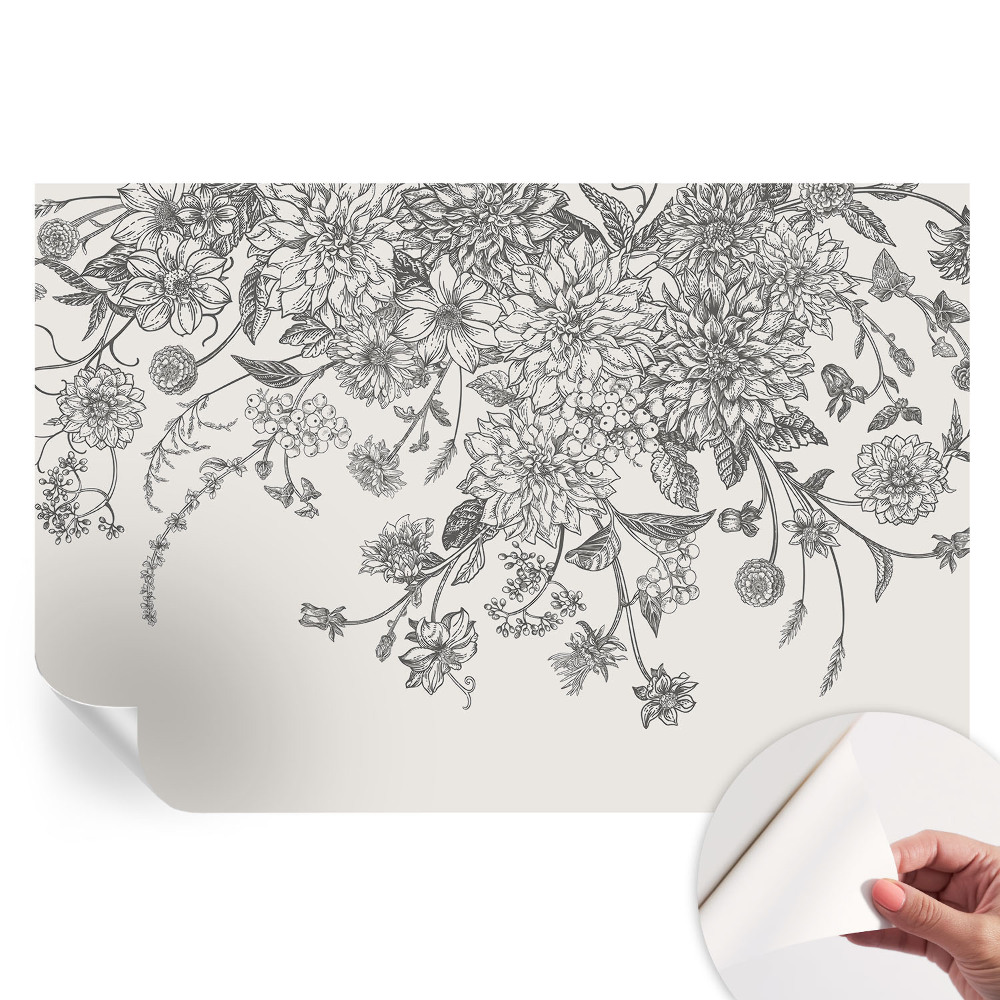 Papier peint photographique autocollant Motif floral