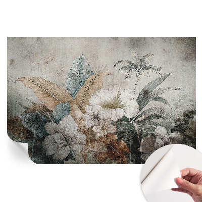 Papier peint photo moderne Rêve de fleurs pour le salon