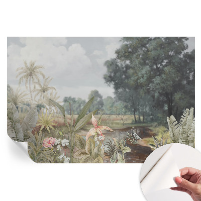 Papier peint photo moderne pour le salon Paysage exotique