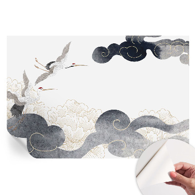 Papier peint photographique autocollant Grues en vol