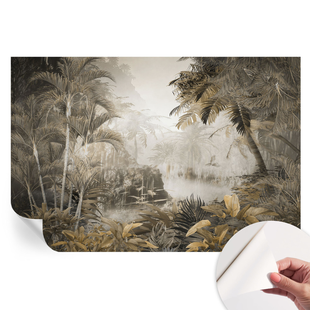 Papier peint photo moderne pour le salon Forêt tropicale