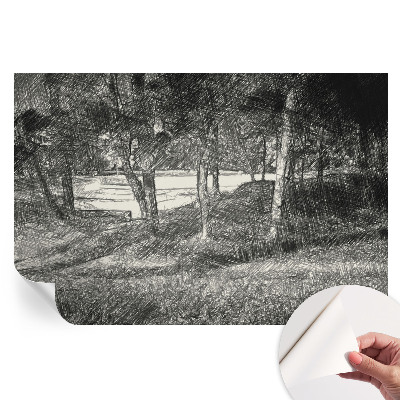 Papier peint photographique autocollant Un paysage paisible