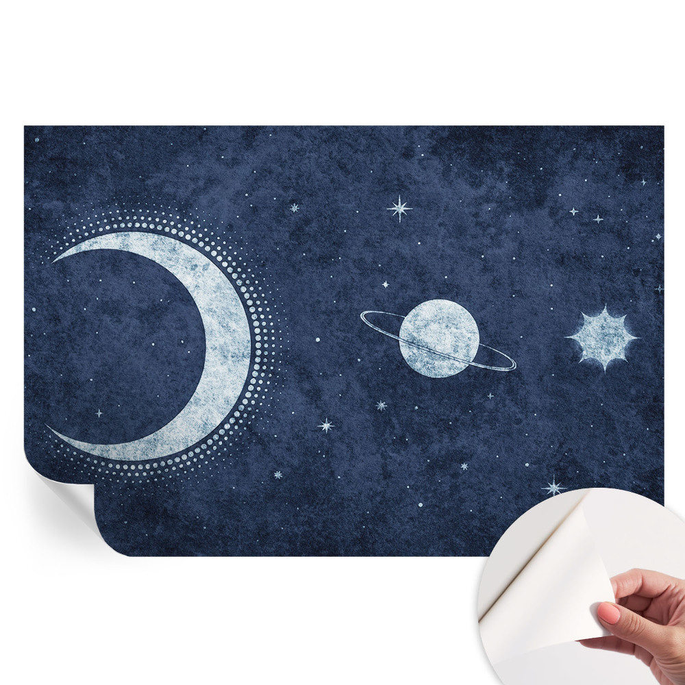 Papier peint photo autocollant motif étoiles