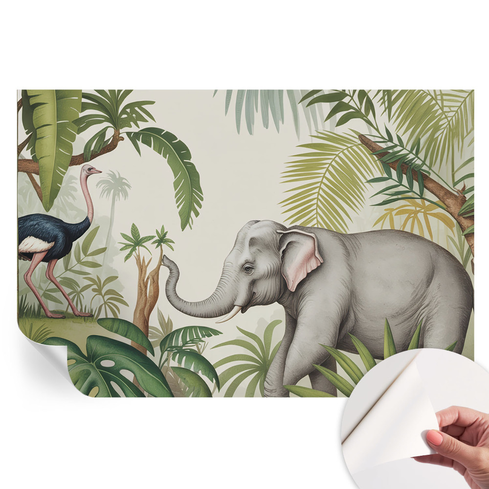 Papier peint photo autocollant pour la chambre Scène exotique