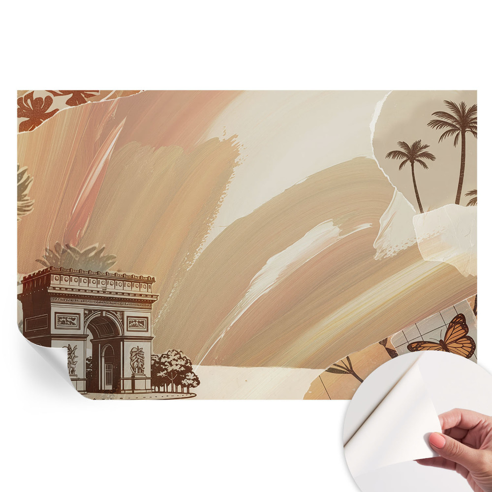 Papier peint photo autocollant pour la chambre Voyage exotique