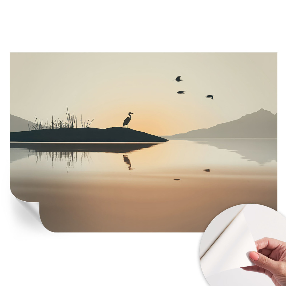 Fresque murale autocollante Silence du matin