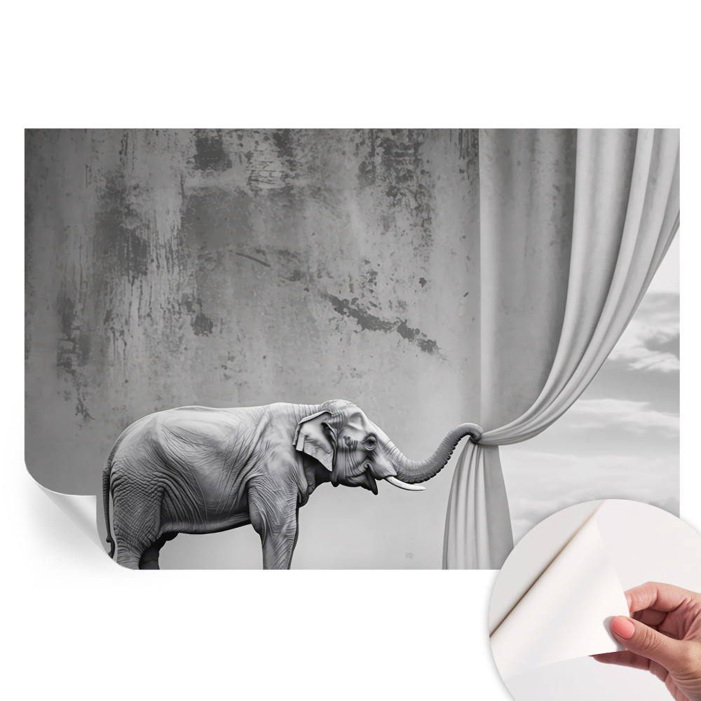 Papier peint photographique autocollant Éléphant surréaliste