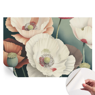 Papier peint photo autocollant motif beauté florale
