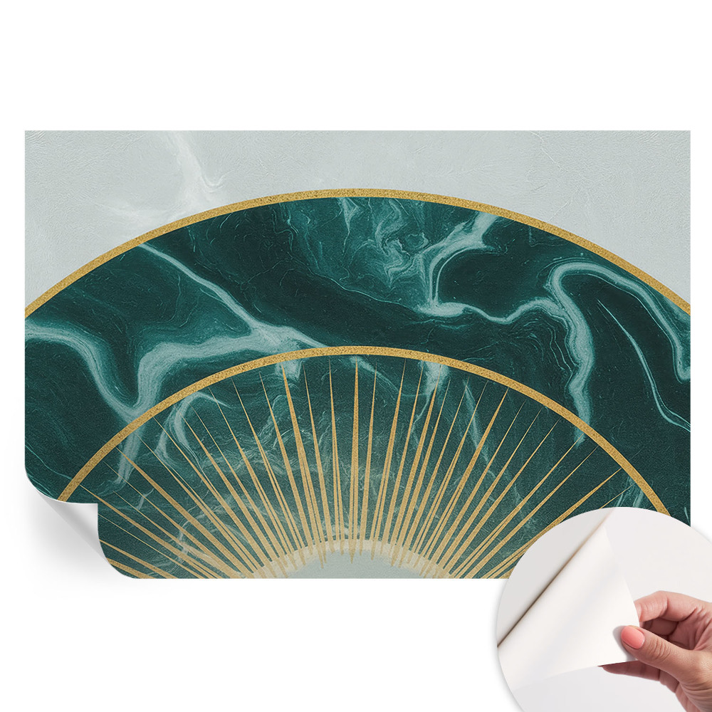 Papier peint autocollant pour salon motif marbre élégant