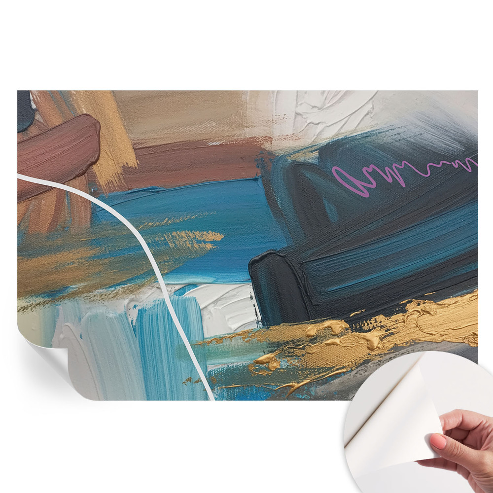 Papier peint autocollant au motif abstrait pour salon