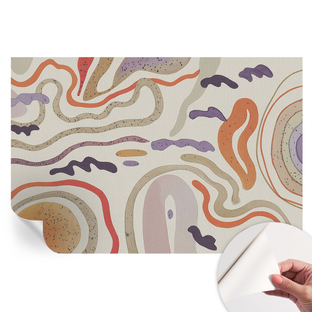 Papier peint autocollant pour le salon Motifs abstraits