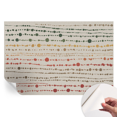 Papier peint photo autocollant Points colorés pour chambre