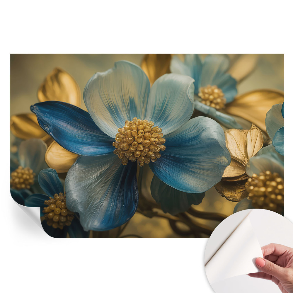 Papier peint photo autocollant pour la chambre composition florale