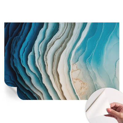 Papier peint autocollant Vagues d'harmonie pour salon