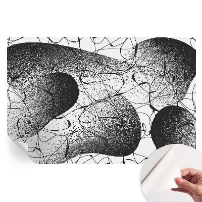 Papier peint photo autocollant motif abstrait pour chambre