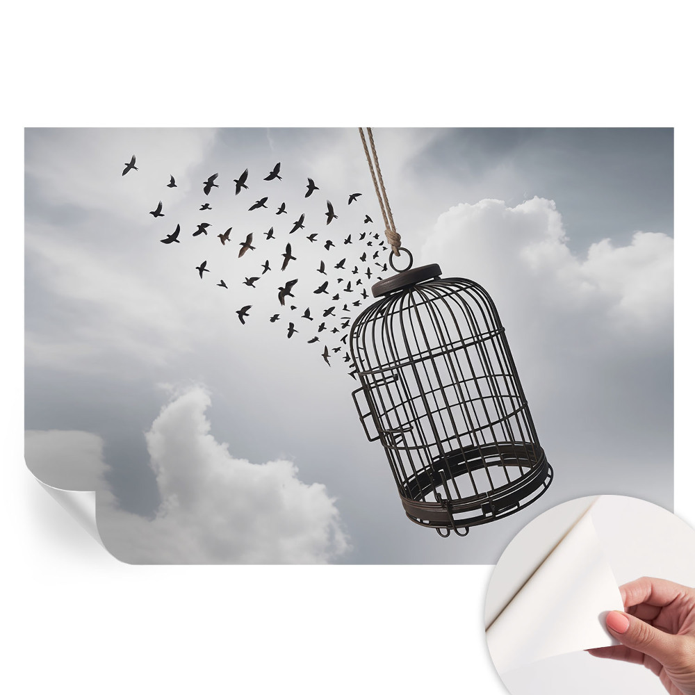 Papier peint photo moderne Oiseaux volants pour salon