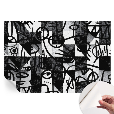 Fresque murale autocollante Dessiner le chaos