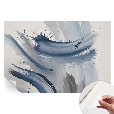 Papier peint photographique autocollant traits artistiques