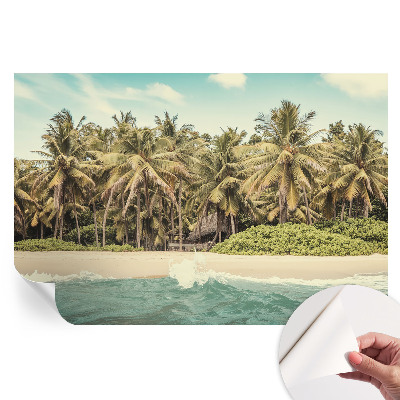 Papier peint photo moderne Plage tropicale pour le salon