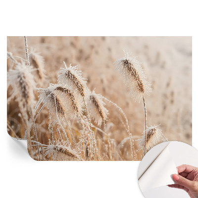 Papier peint photographique autocollant paysage d'hiver