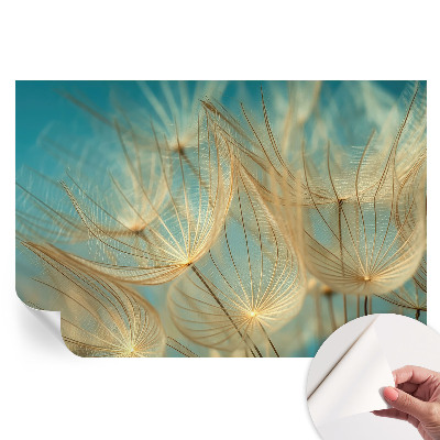 Papier peint photo autocollant pour la chambre pissenlits éthérés