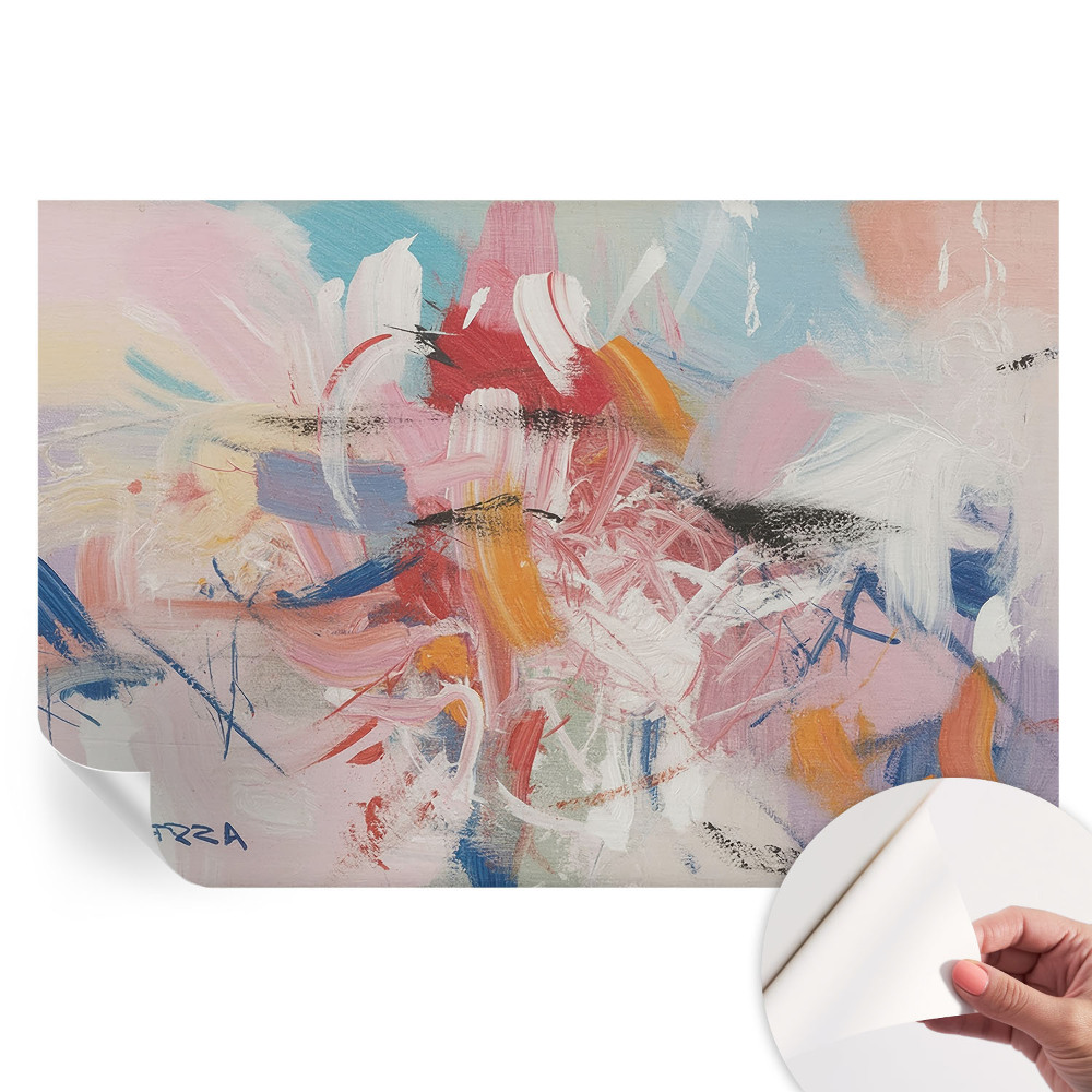 Papier peint photo autocollant pour la chambre Abstraction harmonieuse