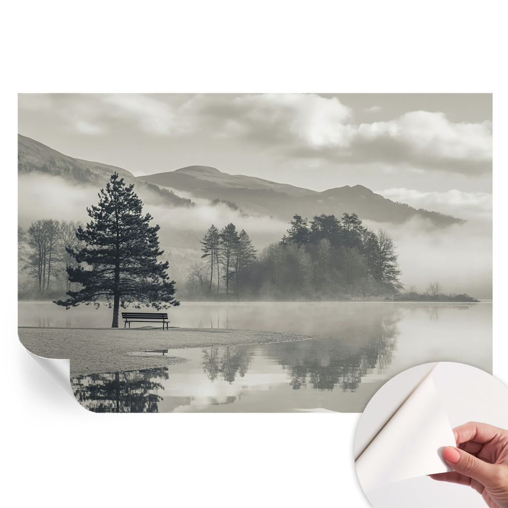 Papier peint autocollant pour le salon paysage romantique