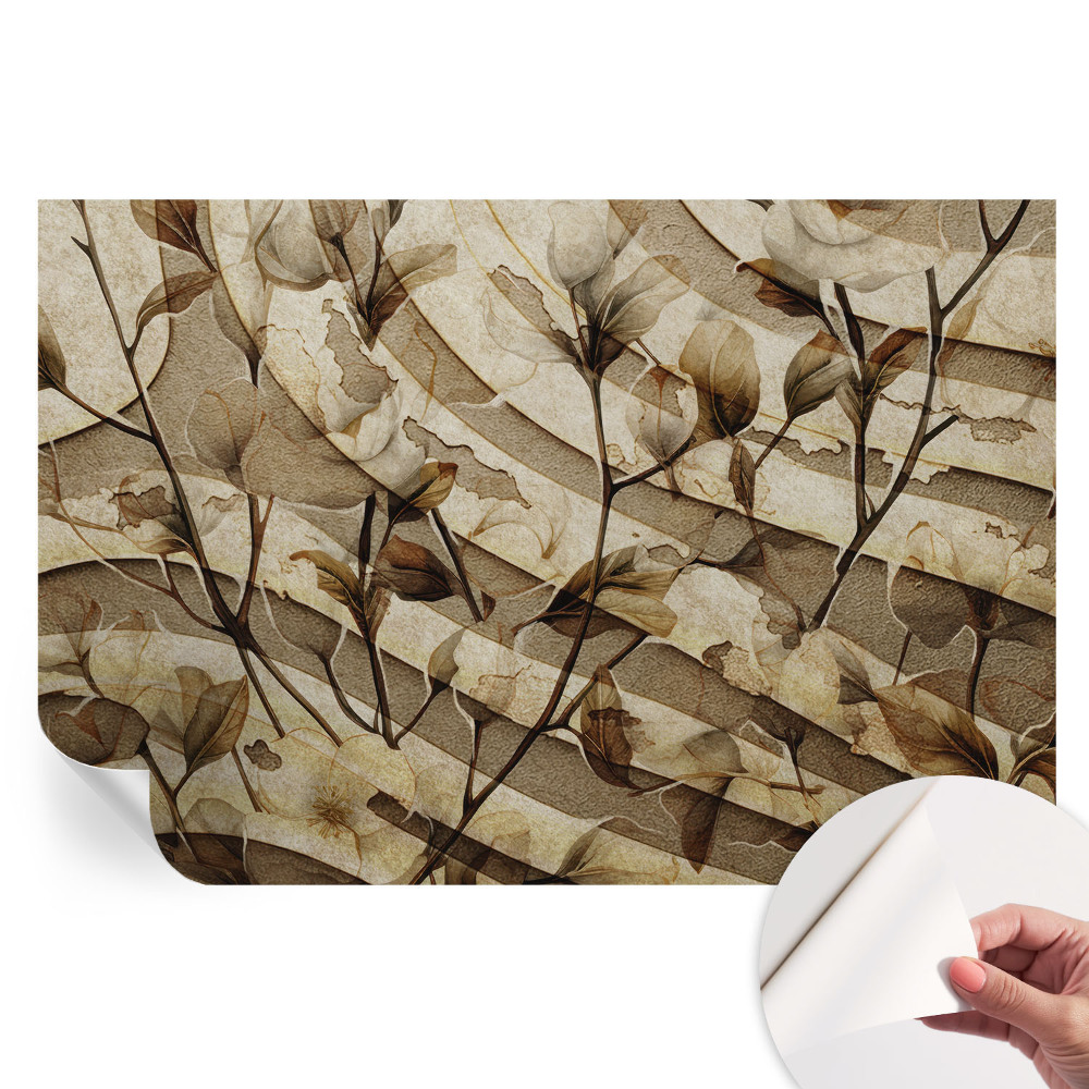 Papier peint photo moderne motif fleurs classiques pour salon