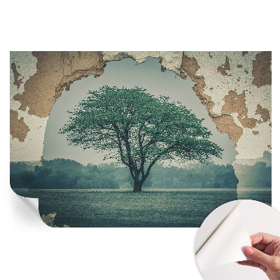 Papier peint photo autocollant Un arbre solitaire