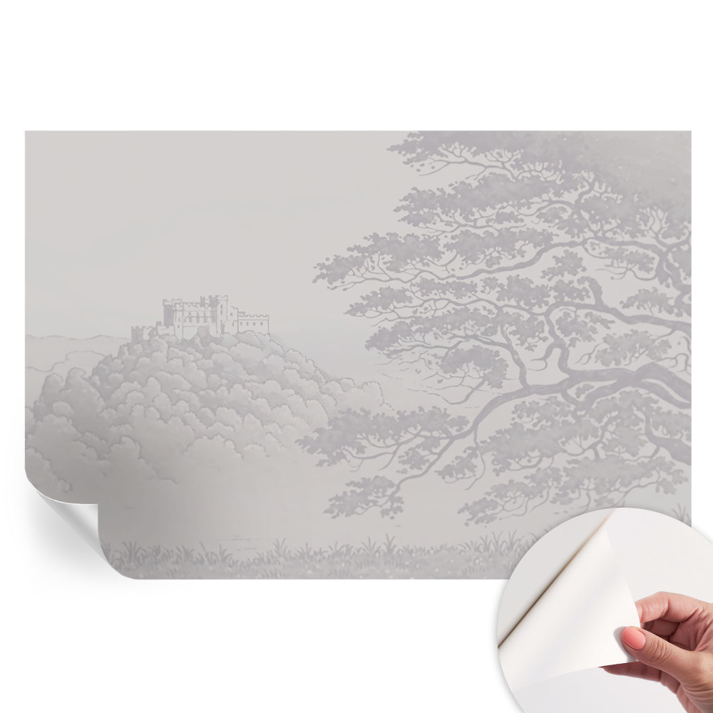 Papier peint photo autocollant pour la chambre paysage de château