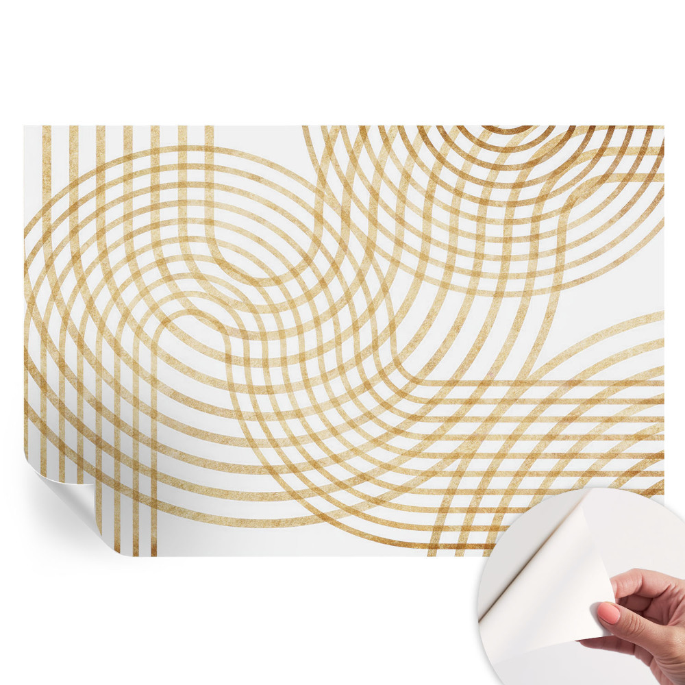 Papier peint photo autocollant Tissages géométriques pour chambre