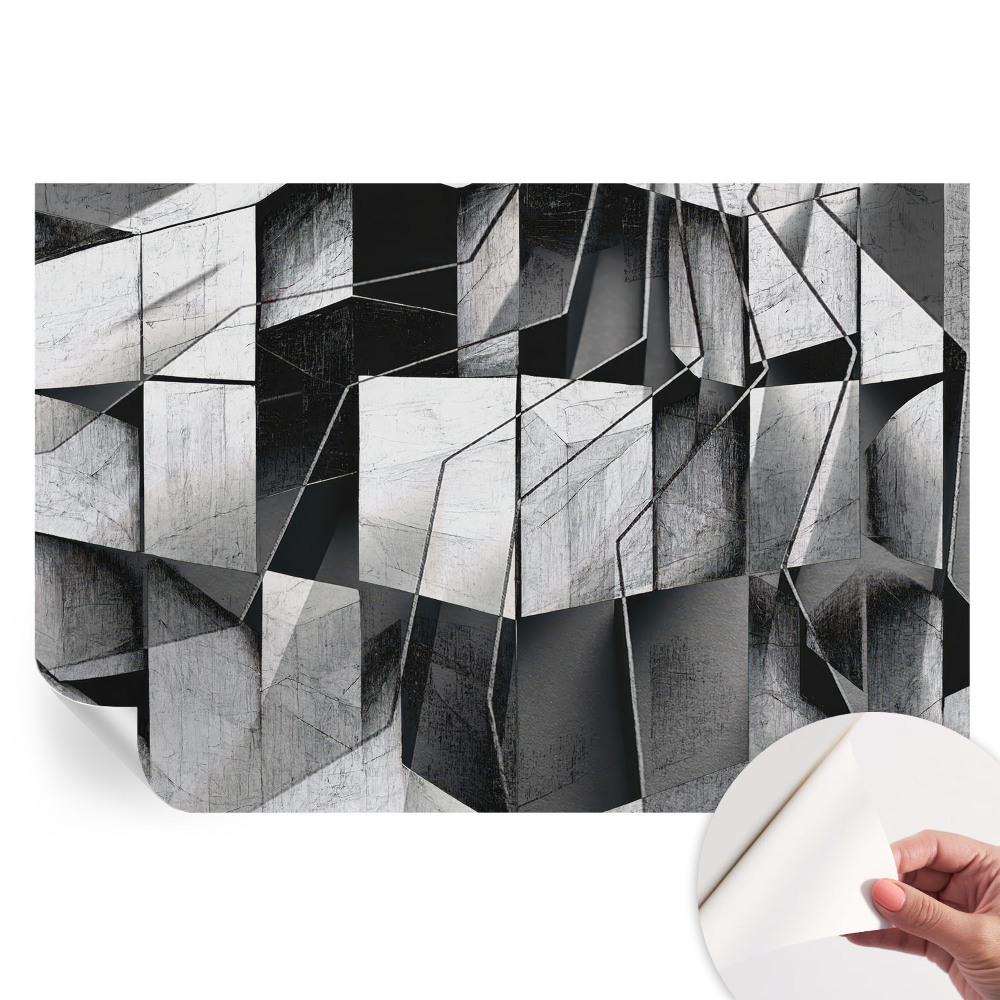 Papier peint photo moderne pour le salon Abstraction géométrique