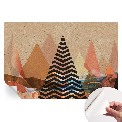 Papier peint autocollant pour le salon paysage abstrait