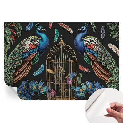 Papier peint photographique autocollant Paons exotiques