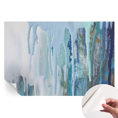 Papier peint photo moderne Cascades bleues pour salon